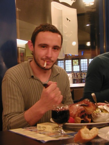 Ludovic au resto / photo : Kristof